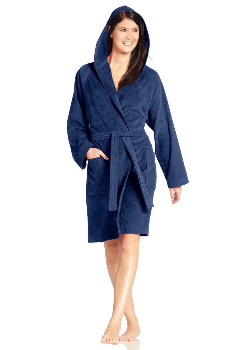 Vossen Unisex-Bademantel »Texas, ideal für Sauna & Spa, Hotelbademantel, Morgenmantel«, (1 St.), für Damen & Herren von VOSSEN