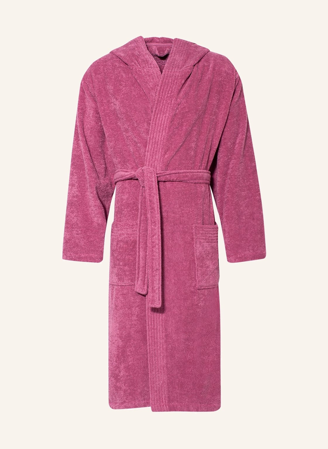Vossen Unisex-Bademantel Vegan Life Mit Kapuze rot Vossen Unisex-Bademantel Vegan Life Mit Kapuze rot von VOSSEN
