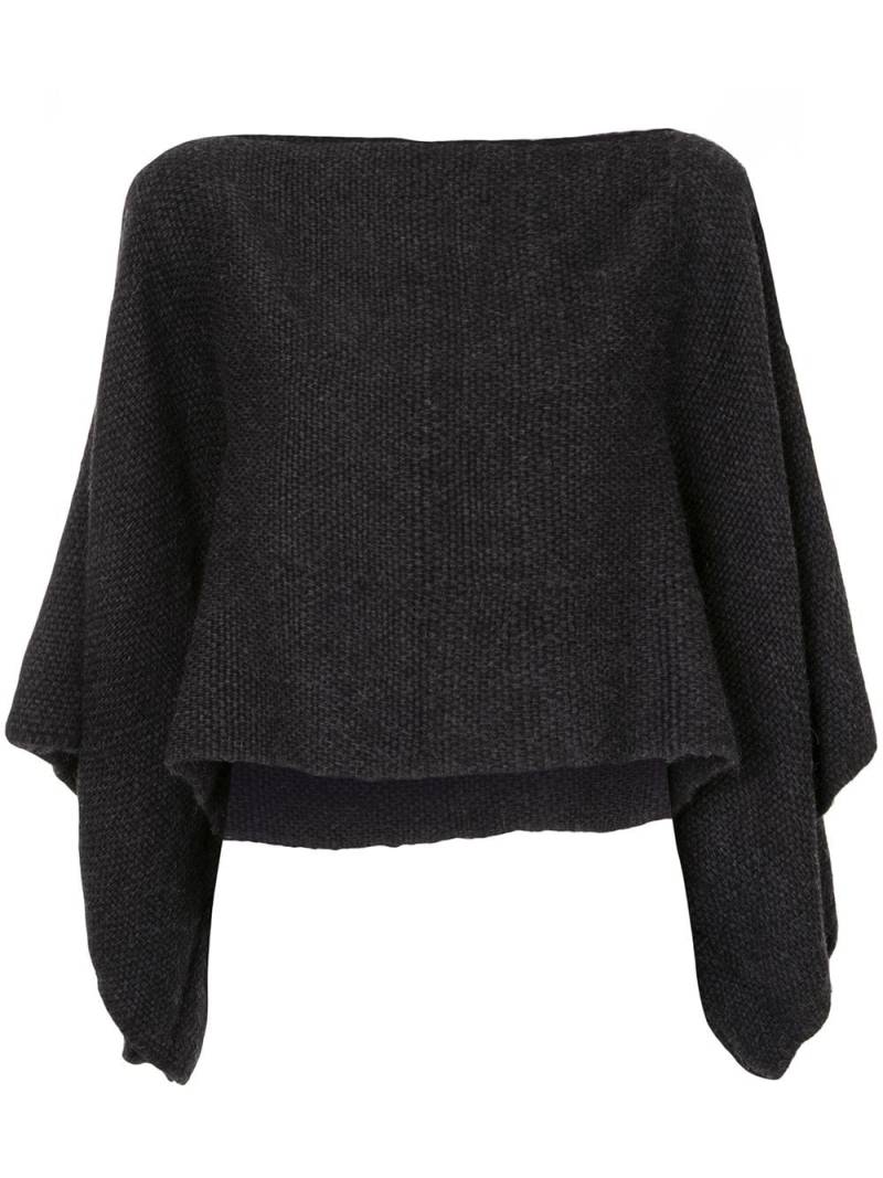 VOZ Lineas cropped jumper - Black von VOZ