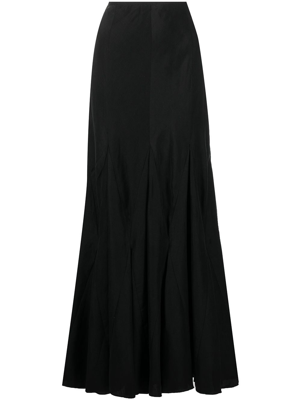 VOZ godet high-waisted skirt - Black von VOZ