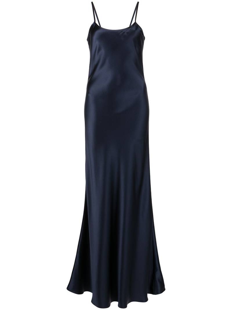 VOZ long slip dress - Blue von VOZ