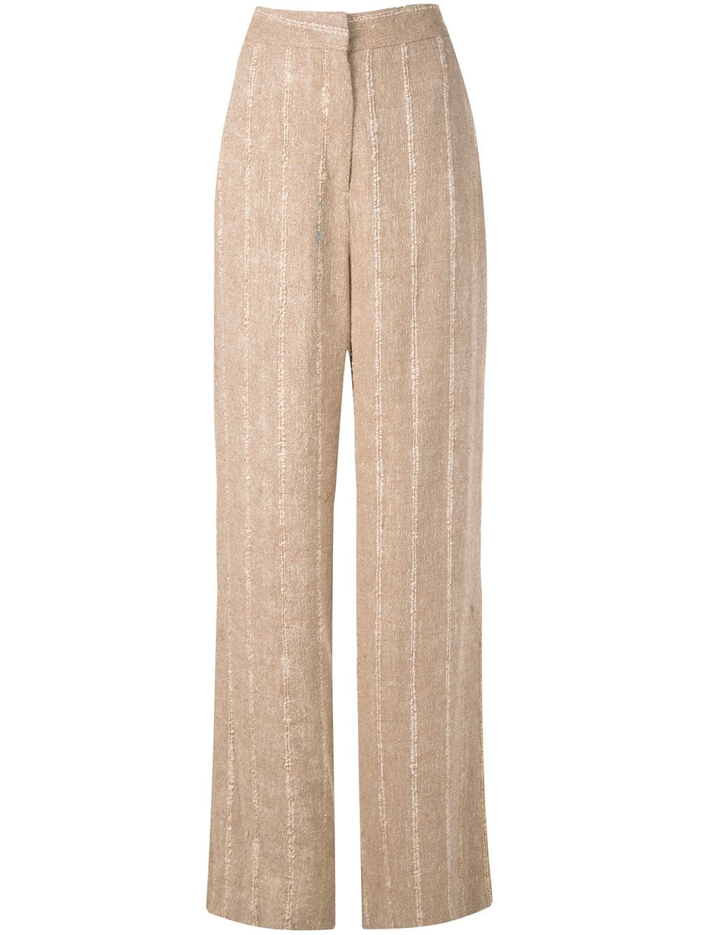 VOZ raw wide trousers - Brown von VOZ
