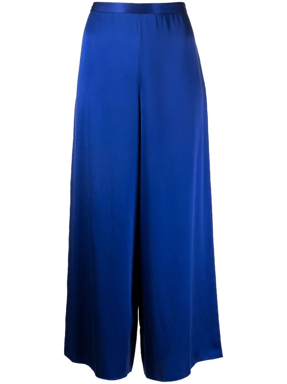 VOZ silk wide-leg trousers - Blue von VOZ