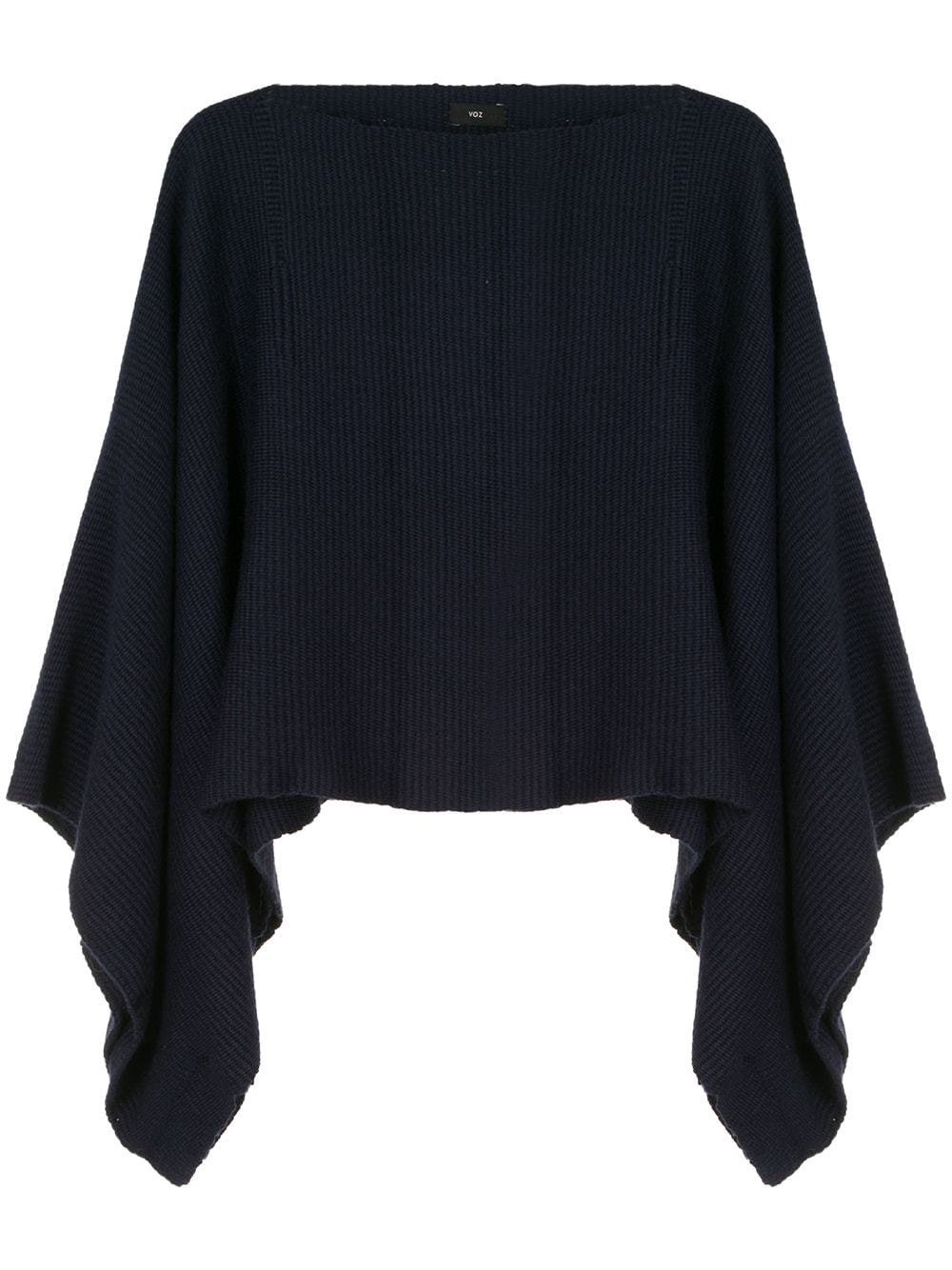 VOZ solid cropped jumper - Blue von VOZ