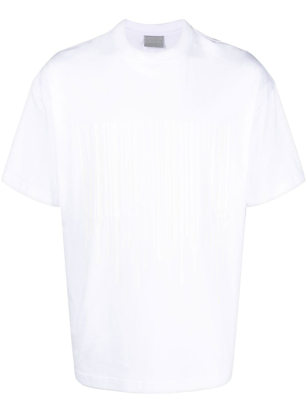 VTMNTS Dripping-Barcode T-shirt - White von VTMNTS