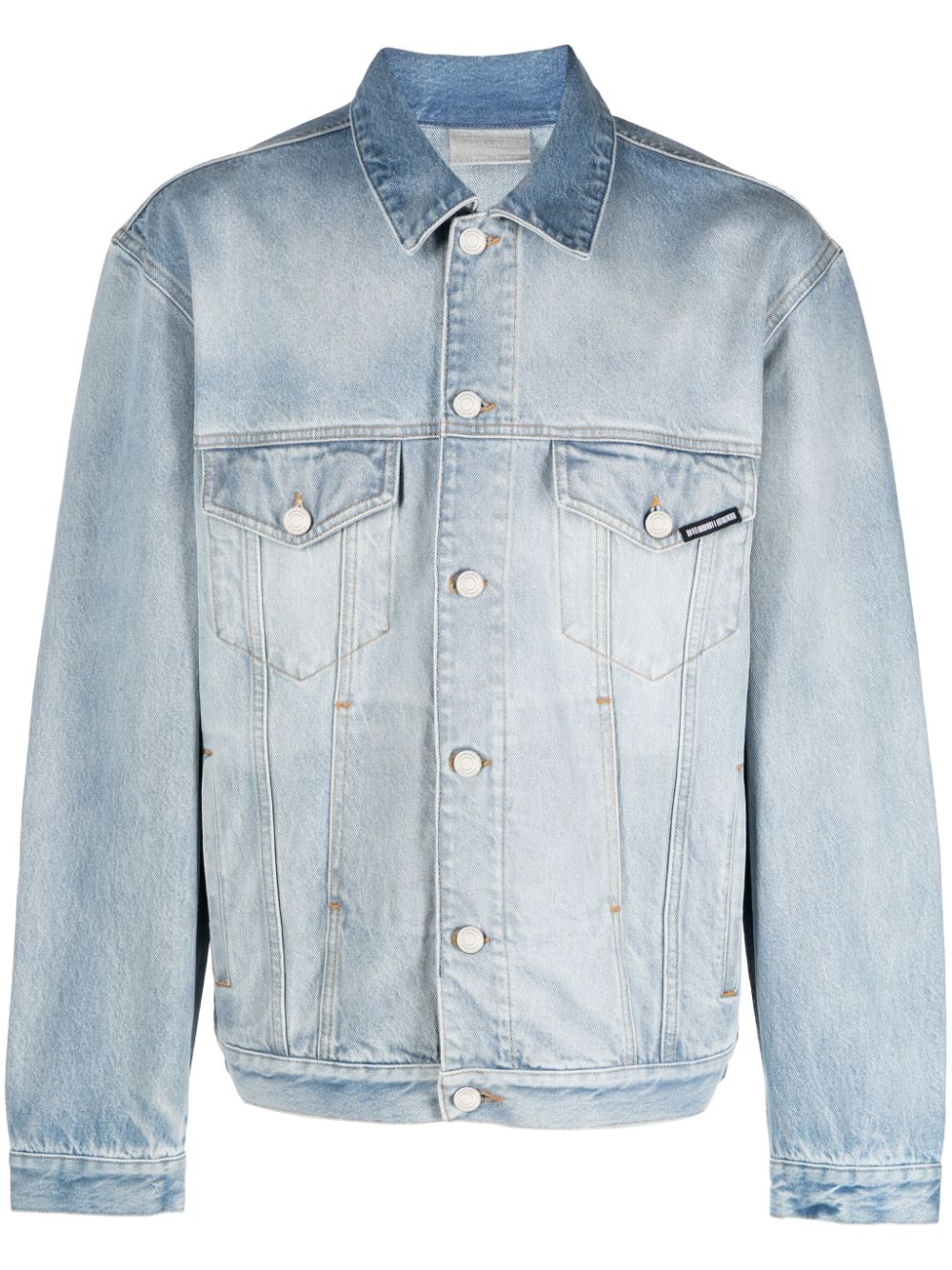 VTMNTS logo-embroidered denim jacket - Blue von VTMNTS