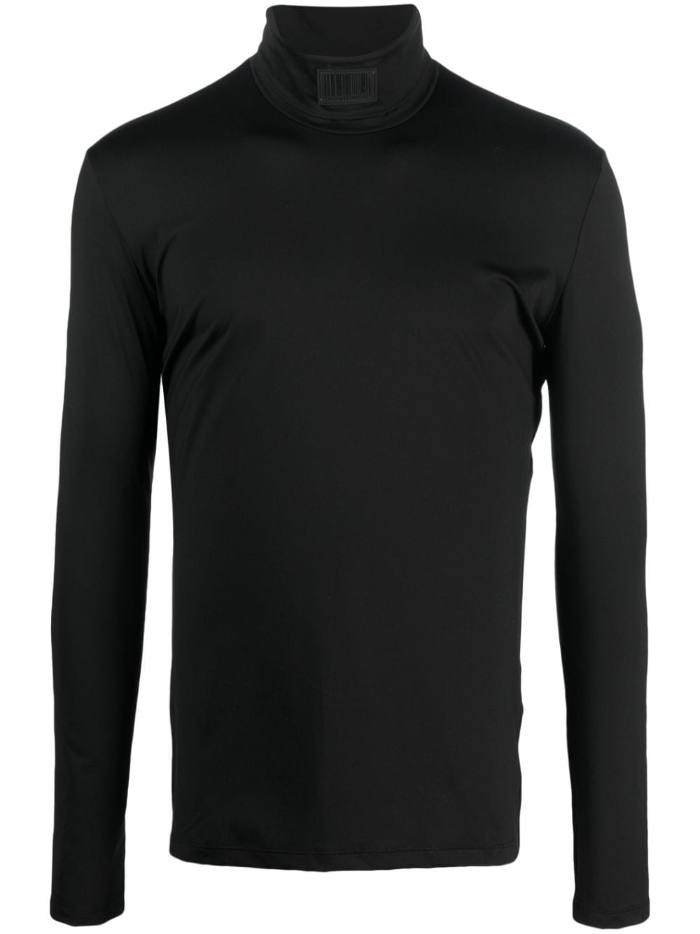 VTMNTS logo-patch roll-neck jumper - Black von VTMNTS