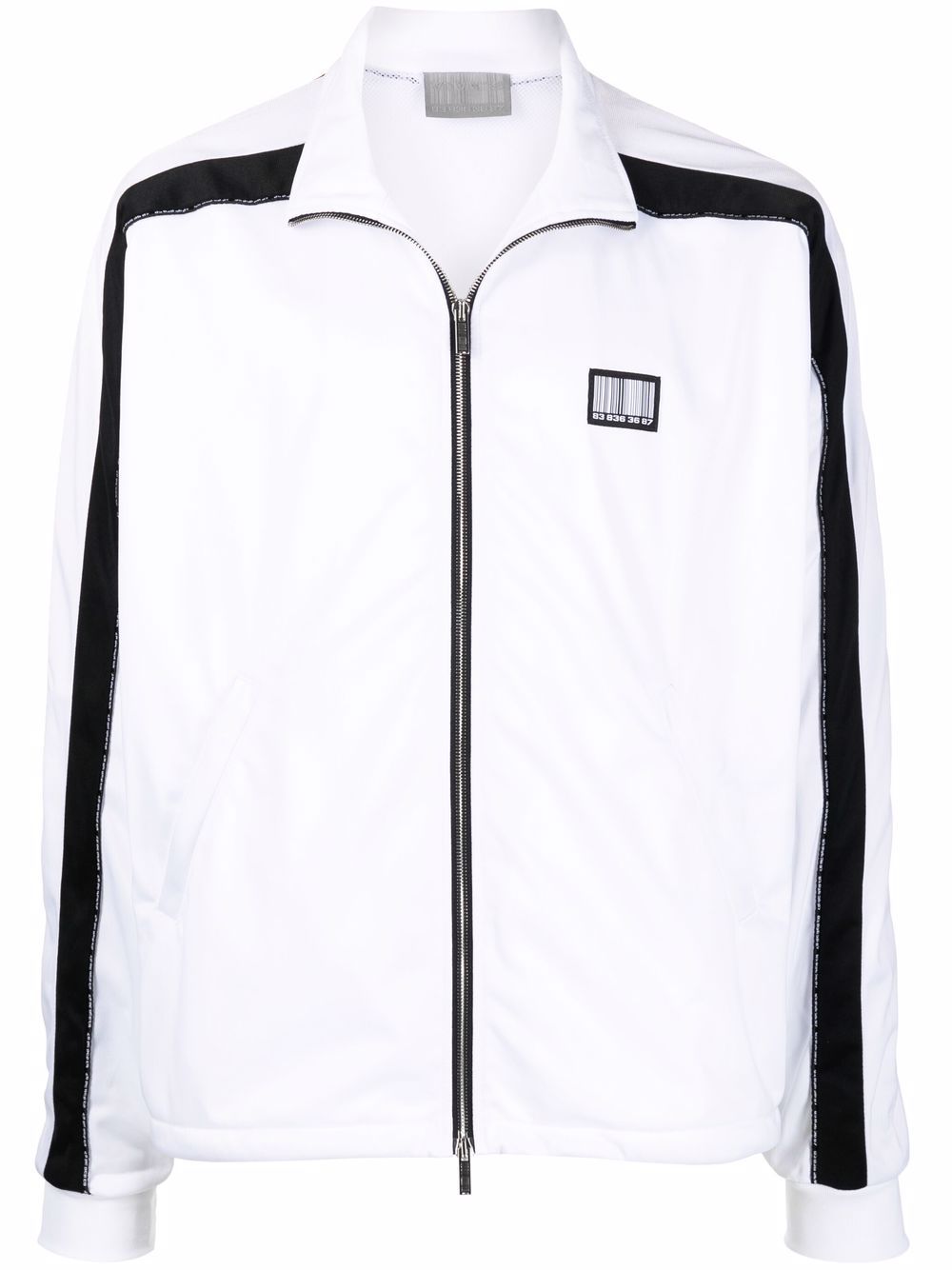 VTMNTS logo-patch track jacket - White von VTMNTS