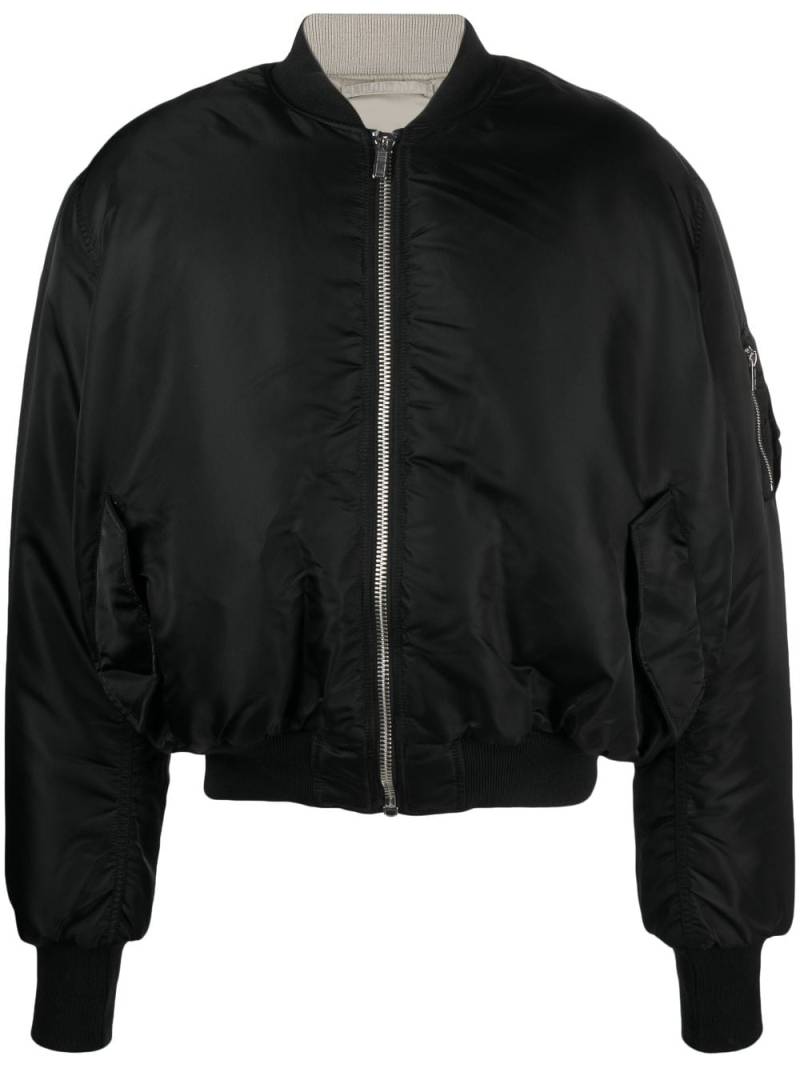 VTMNTS reversible zipped bomber jacket - Black von VTMNTS