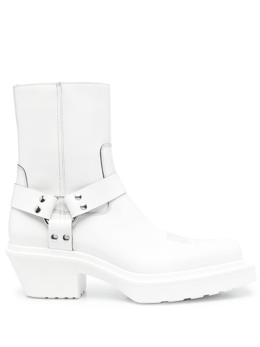 VTMNTS strap-detail 70mm boots - White von VTMNTS