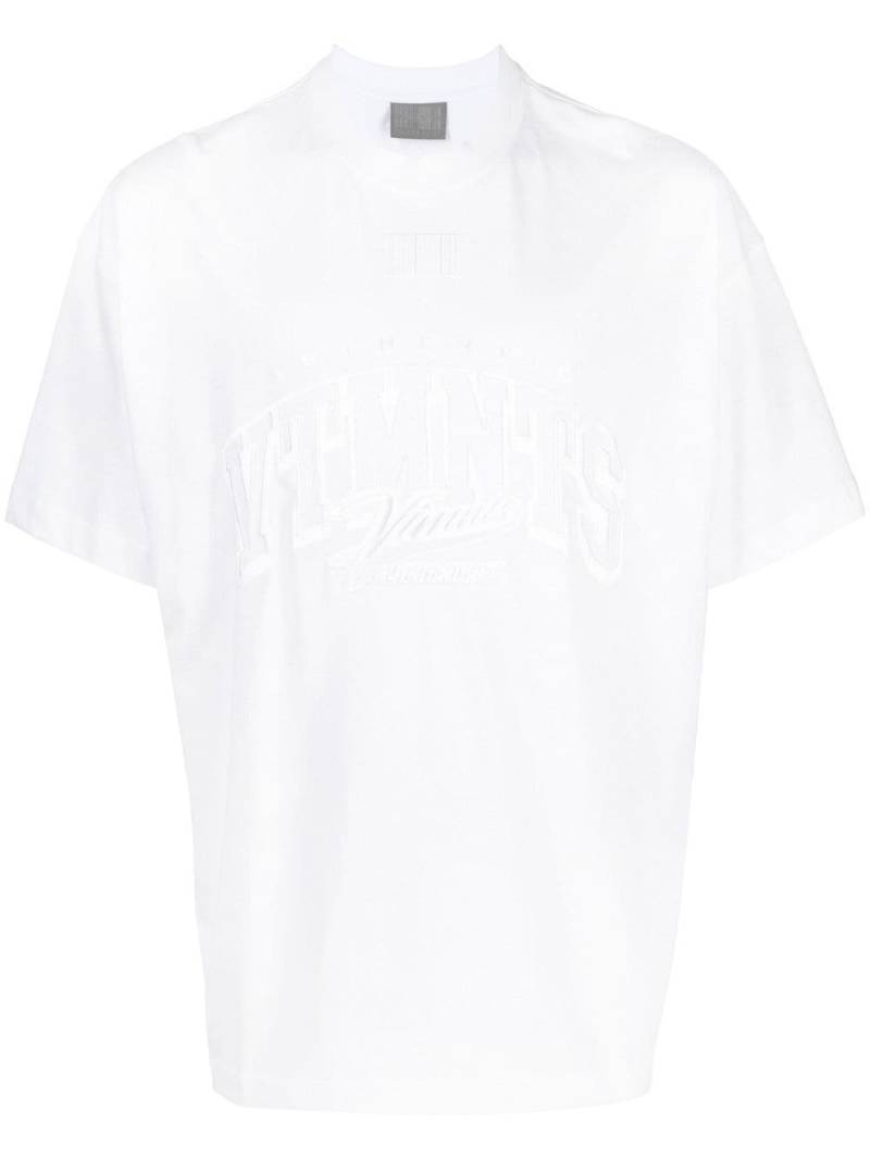 VTMNTS tonal logo-print cotton T-shirt - White von VTMNTS