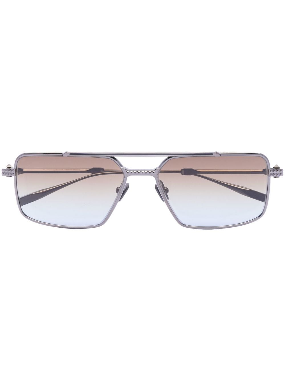 Valentino Eyewear Rockstud pilot-frame sunglasses - Black von Valentino Eyewear