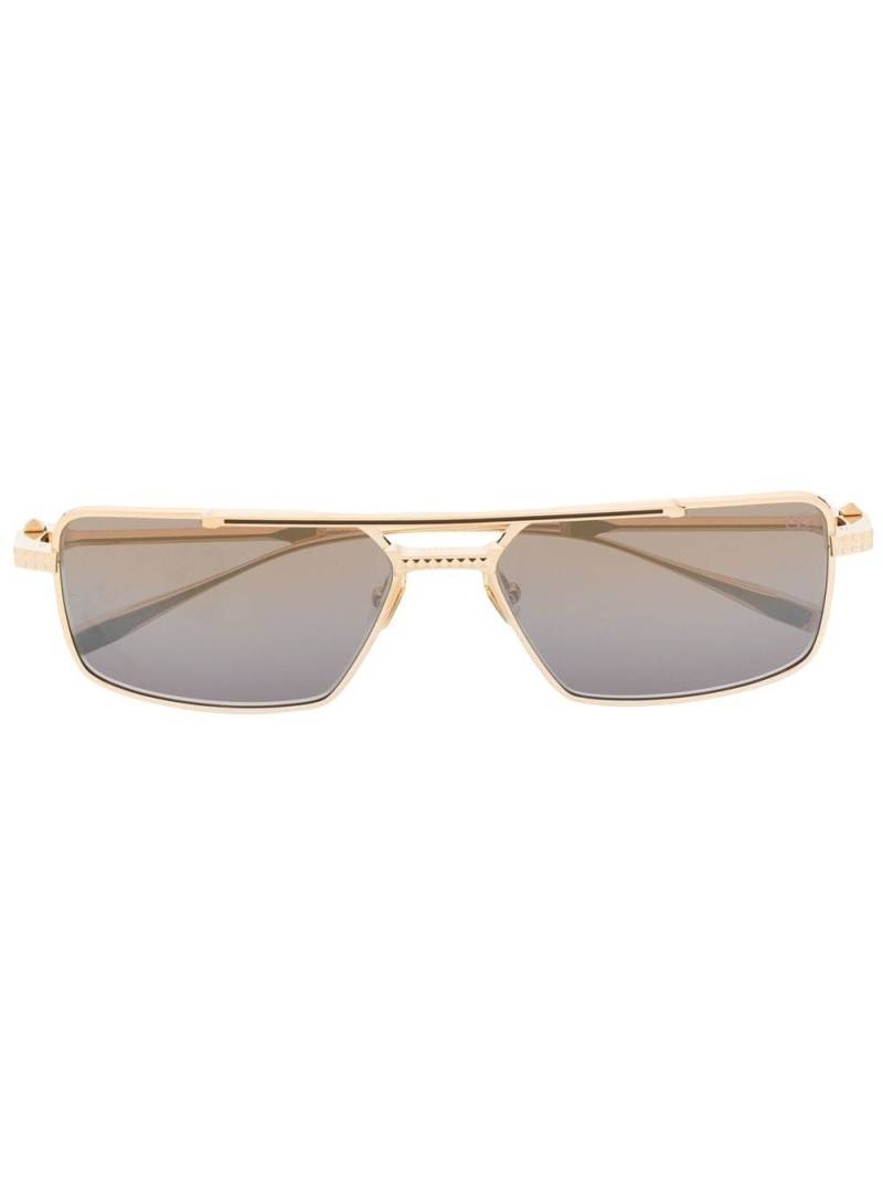 Valentino Eyewear Rockstud pilot-frame sunglasses - Gold von Valentino Eyewear