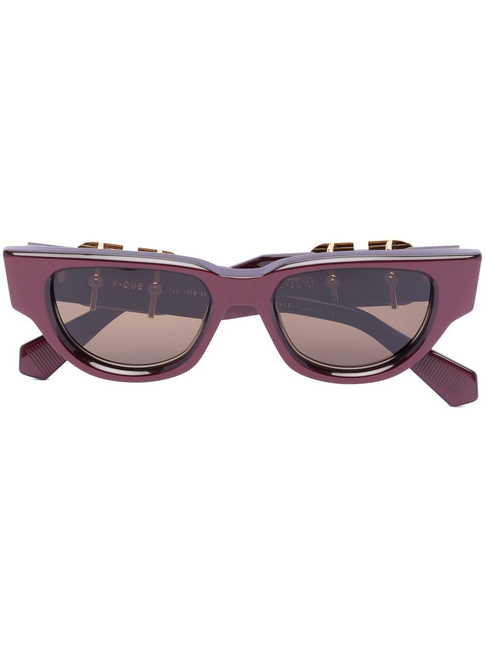 Valentino Eyewear VLogo Signature cat-eye sunglasses - Red von Valentino Eyewear