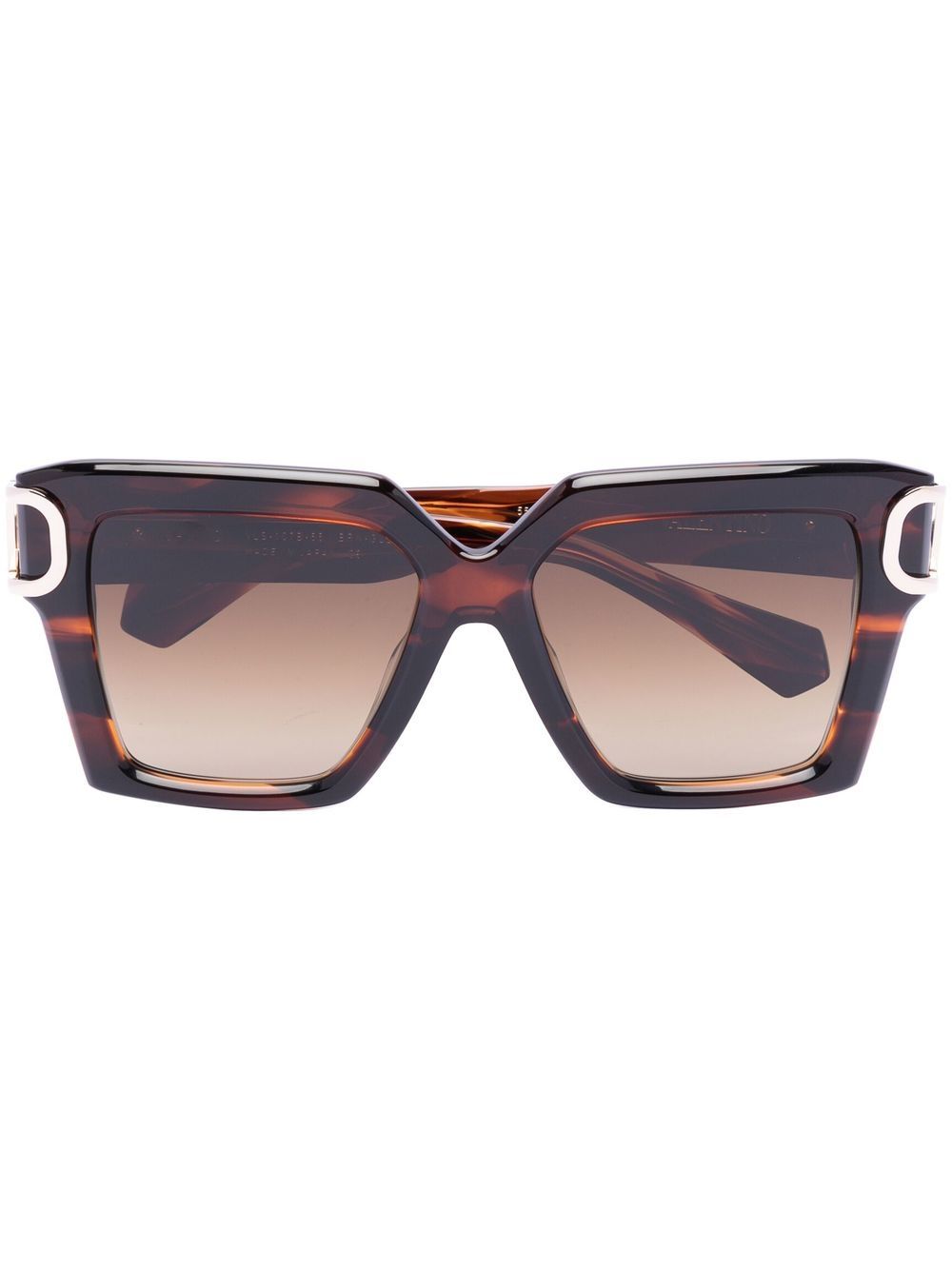 Valentino Eyewear VLogo Signature oversized-frame sunglasses - Brown von Valentino Eyewear