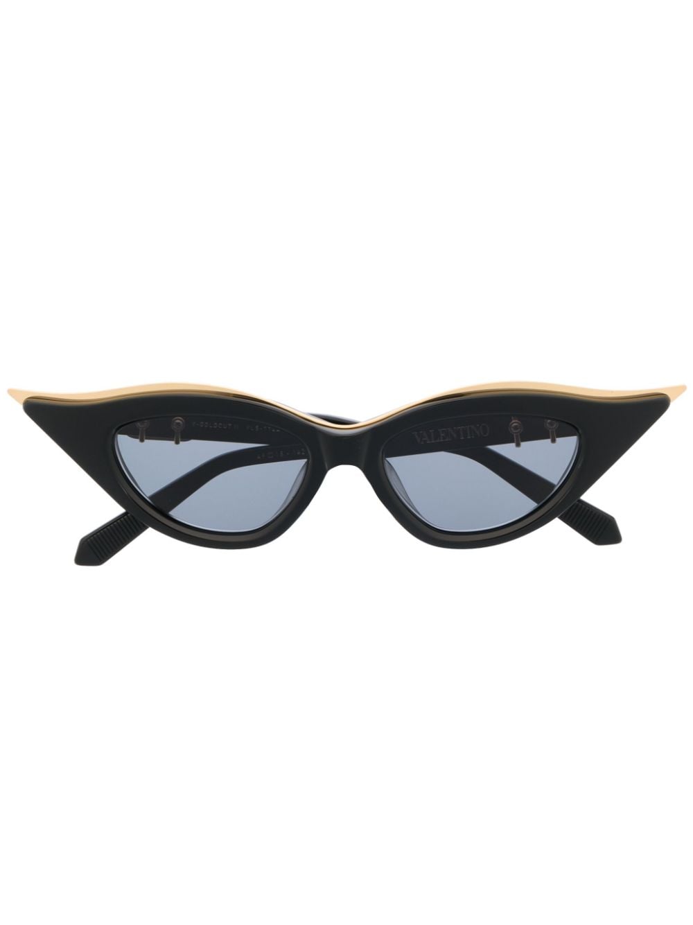 Valentino Eyewear cat-eye tinted sunglasses - Black von Valentino Eyewear