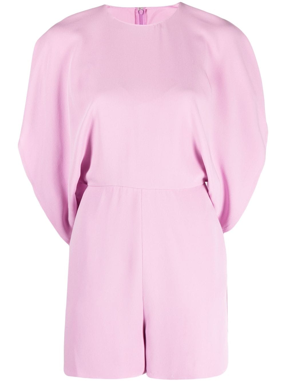 Valentino Garavani Pre-Owned 2000s batwing sleeves silk jumpsuit - Pink von Valentino Garavani Pre-Owned