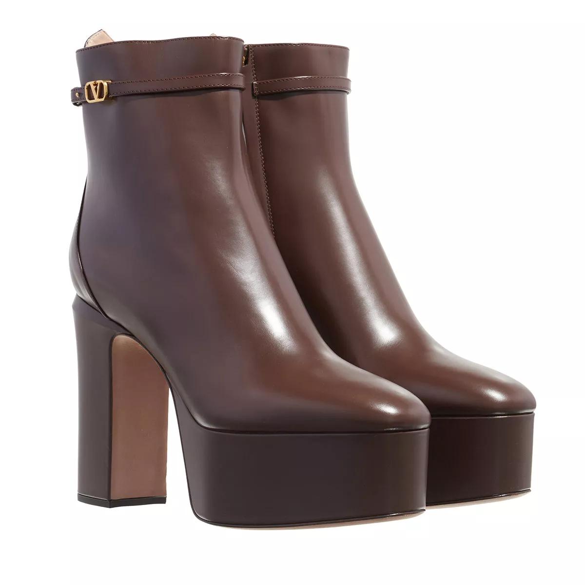 Valentino Garavani Boots & Stiefeletten - Ankle Boots - Gr. 35 (EU) - in Braun - für Damen von Valentino Garavani