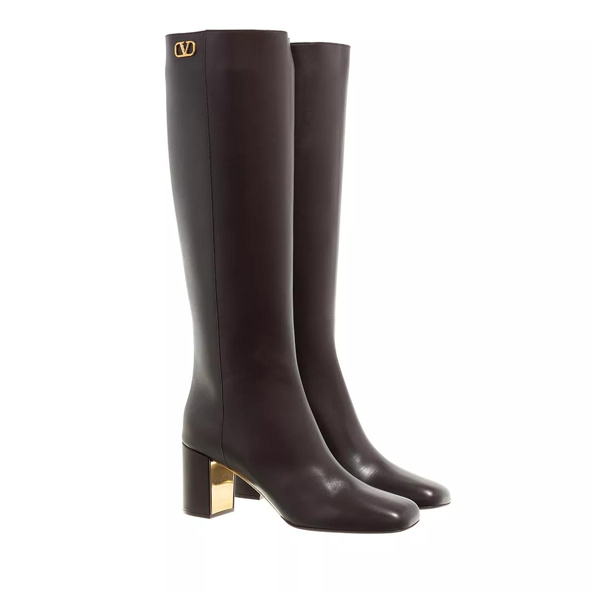 Valentino Garavani Boots & Stiefeletten - Golden Walk Boots - Gr. 36 (EU) - in Braun - für Damen von Valentino Garavani