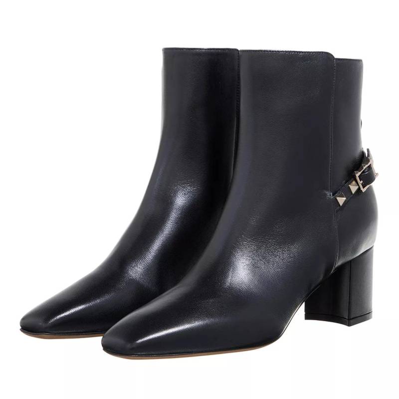 Valentino Garavani Stiefel & Boots - Nappa Leather Rockstud Ankle Boots - Gr. 37 (EU) - in Schwarz - für Damen von Valentino Garavani