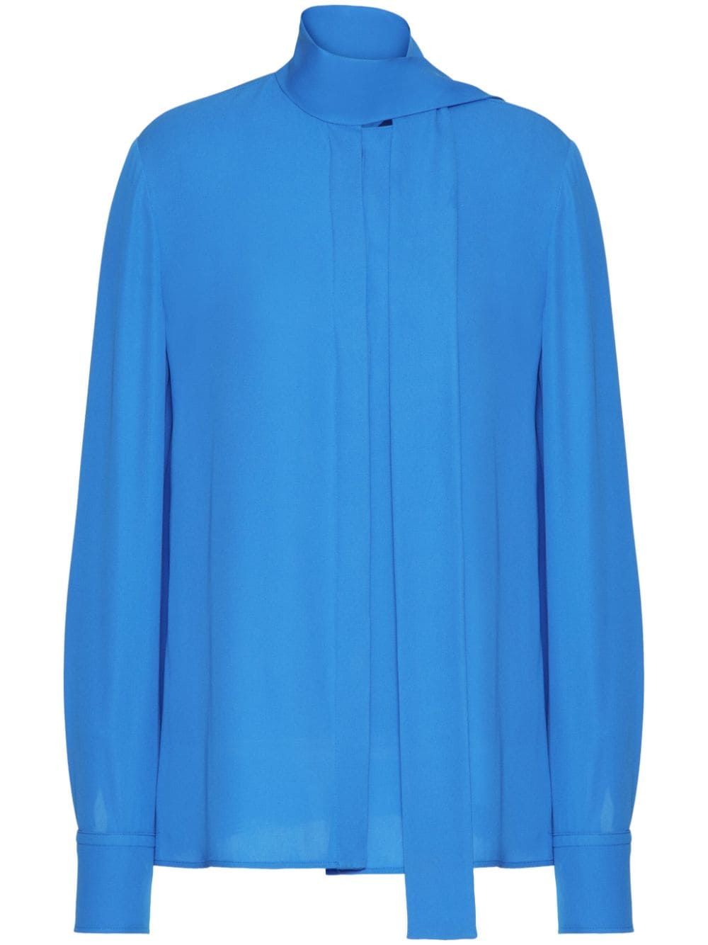 Valentino Garavani georgette silk blouse - Blue von Valentino Garavani
