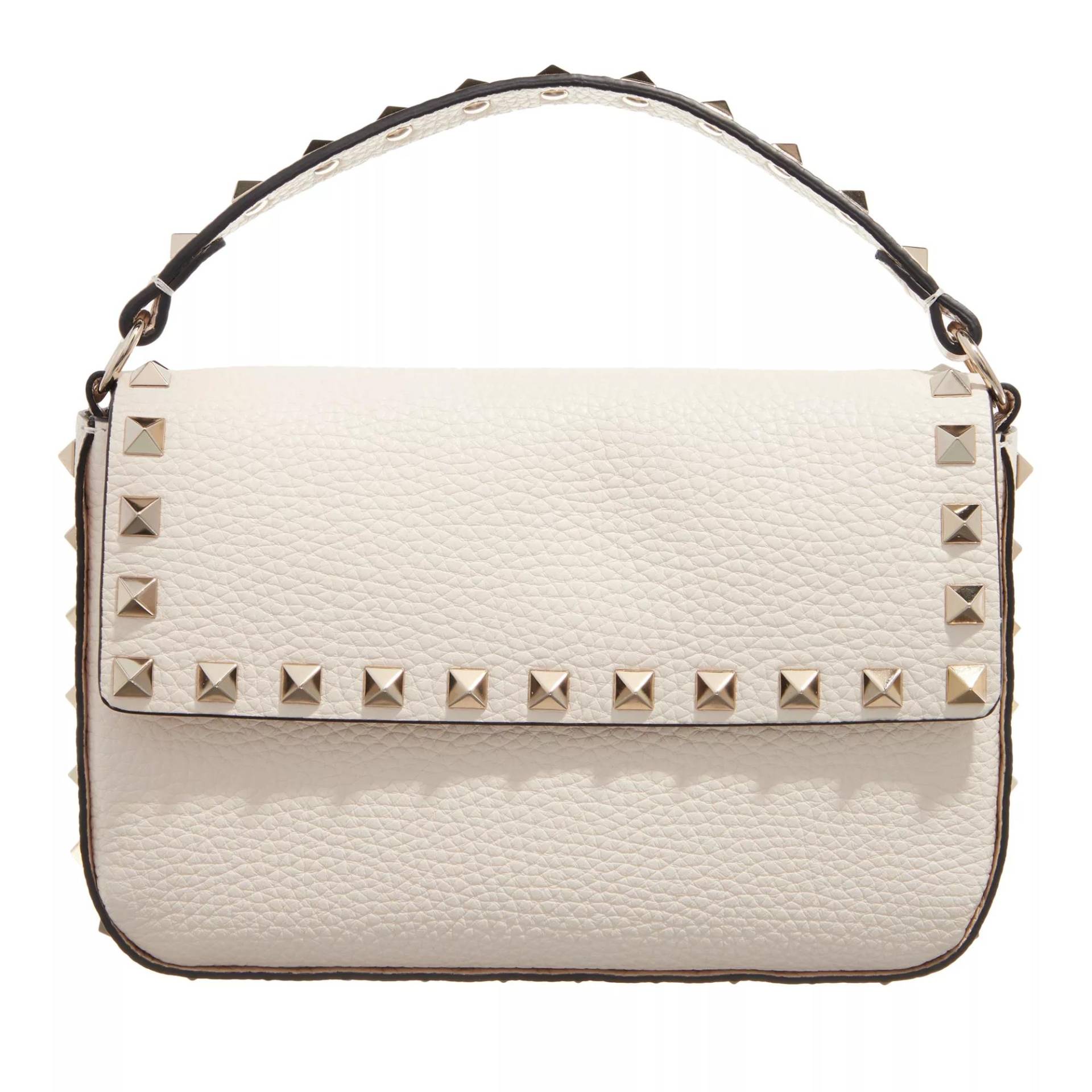 Valentino Garavani Handtasche - Pouch Rockstud - Gr. unisize - in Creme - für Damen von Valentino Garavani