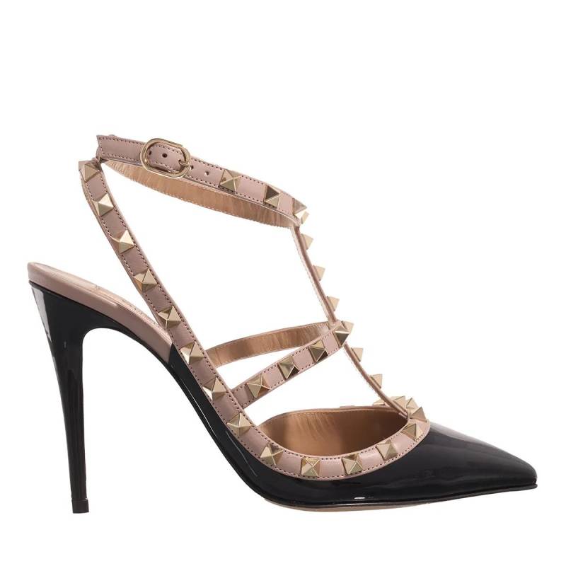 Valentino Garavani Hohe Schuhe - Ankle Strap Rockstud - Gr. 38 (EU) - in Schwarz - für Damen von Valentino Garavani