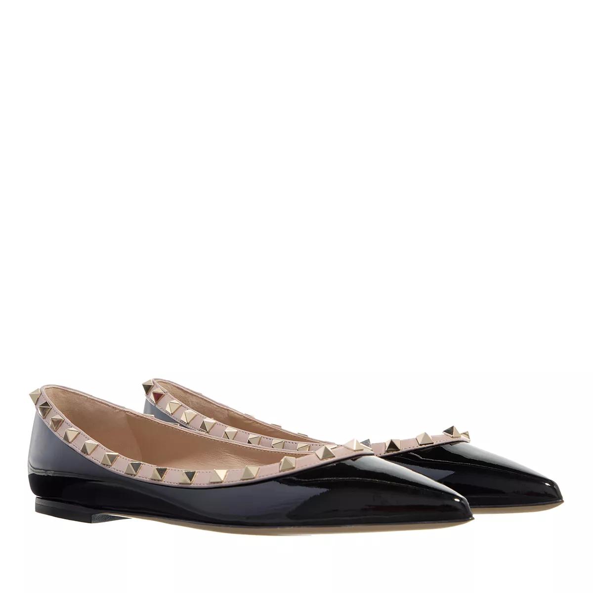 Valentino Garavani Loafers & Ballerinas - Ballerina Rockstud - Gr. 41 (EU) - in Beige - für Damen von Valentino Garavani