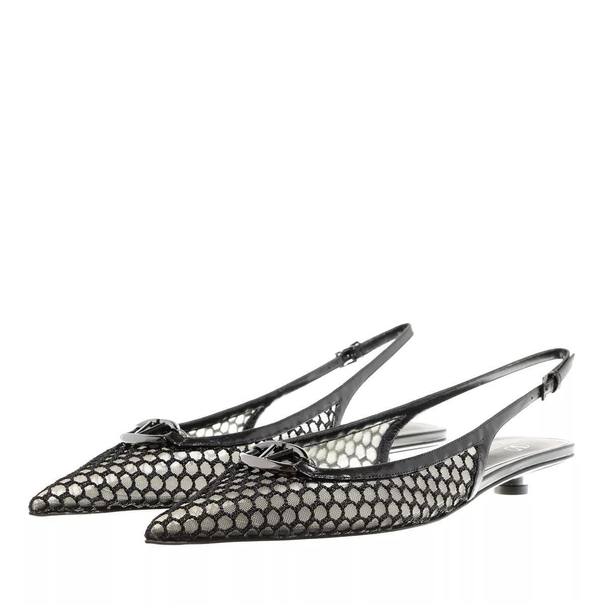 Valentino Garavani Loafer - Ballerina Vllogo Moon 20 - Gr. 38 (EU) - in Schwarz - für Damen von Valentino Garavani