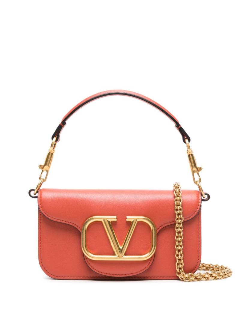 Valentino Garavani Locò VLogo-plaque crossbody bag - Orange von Valentino Garavani