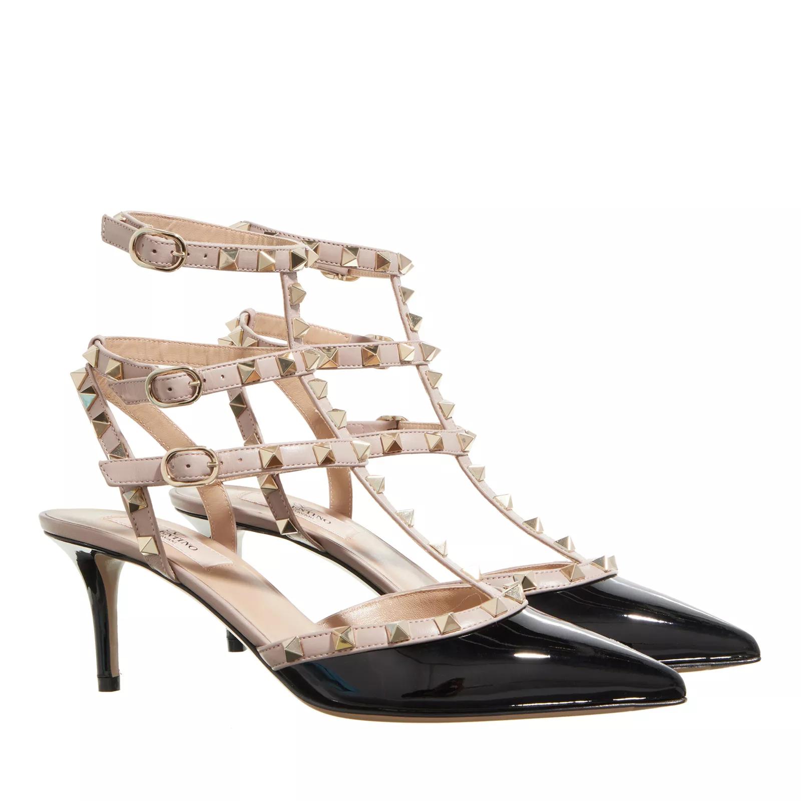 Valentino Garavani Pumps & High Heels - Ankle Strap Rockstud - Gr. 37 (EU) - in Beige - für Damen von Valentino Garavani