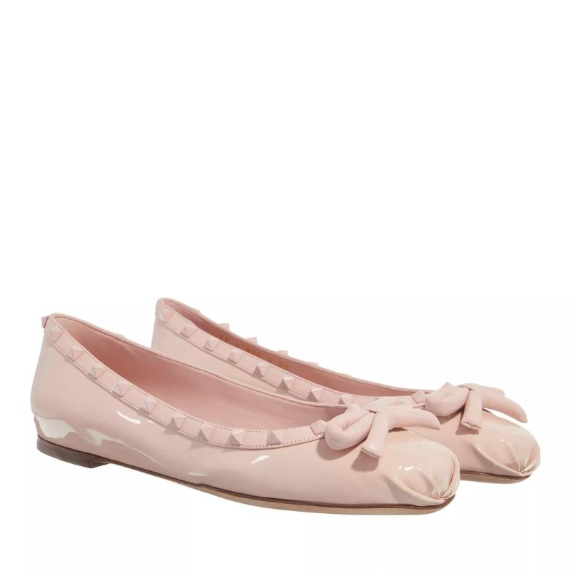 Valentino Garavani Pumps & High Heels - Ballerina Rockstud - Gr. 37 (EU) - in Rosa - für Damen von Valentino Garavani