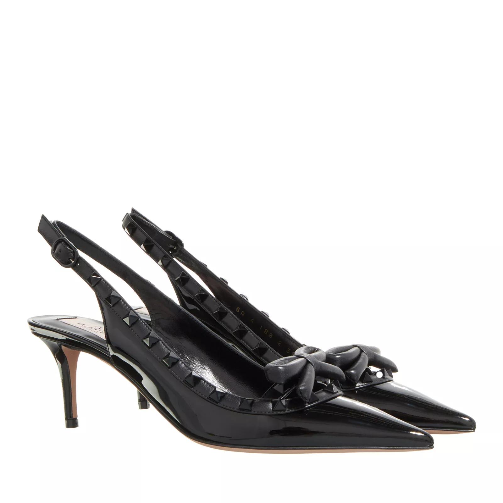 Valentino Garavani Pumps & High Heels - Rockstud Slingback Pumps - Gr. 36 (EU) - in Schwarz - für Damen von Valentino Garavani