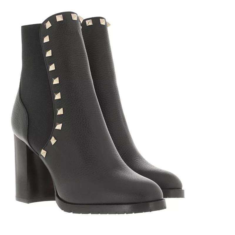 Valentino Garavani Boots & Stiefeletten - Rockstud Ankle Boots 90 Leather - Gr. 36 (EU) - in Schwarz - für Damen von Valentino Garavani