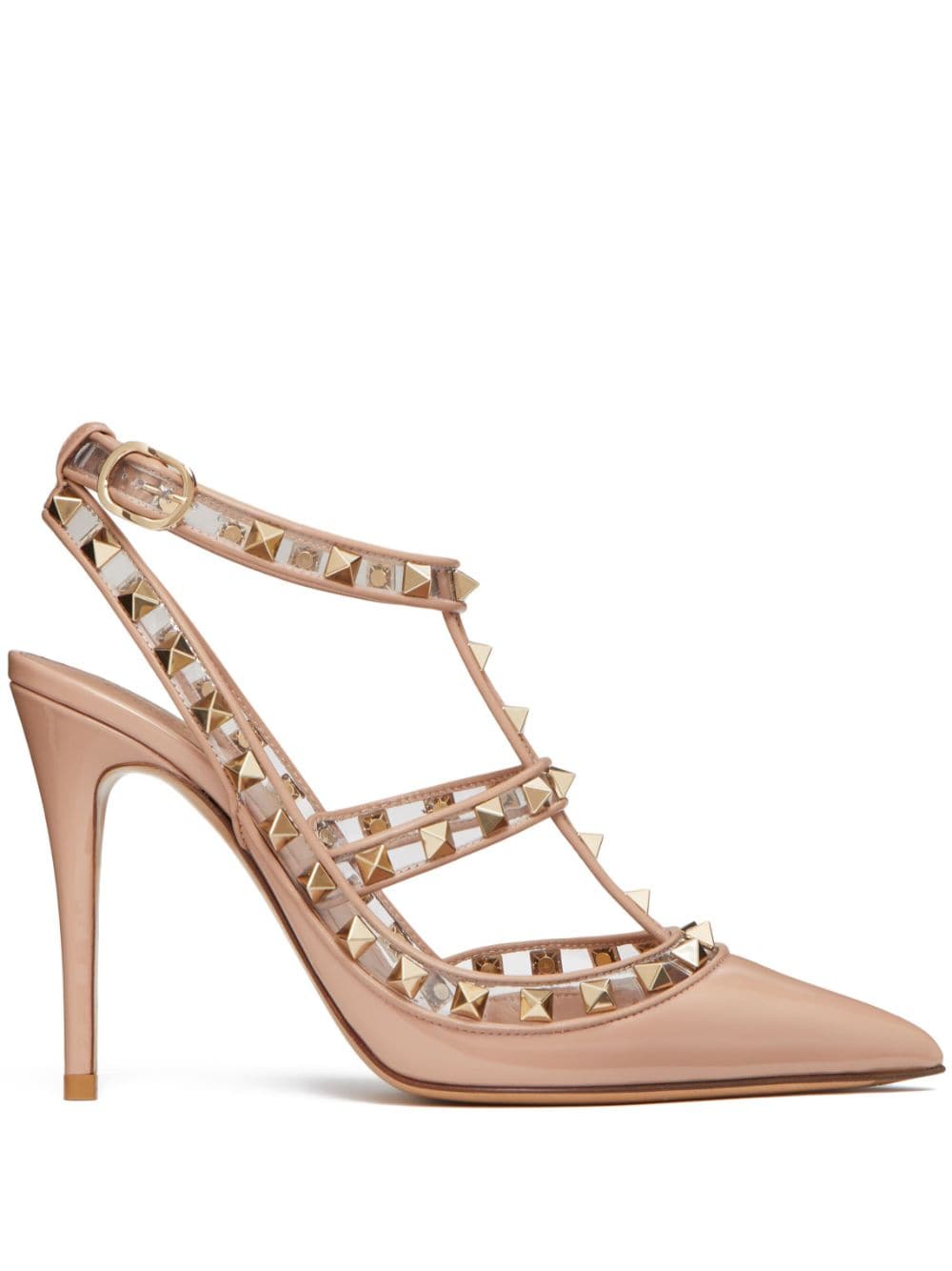 Valentino Garavani Rockstud ankle-strap pumps - Pink von Valentino Garavani