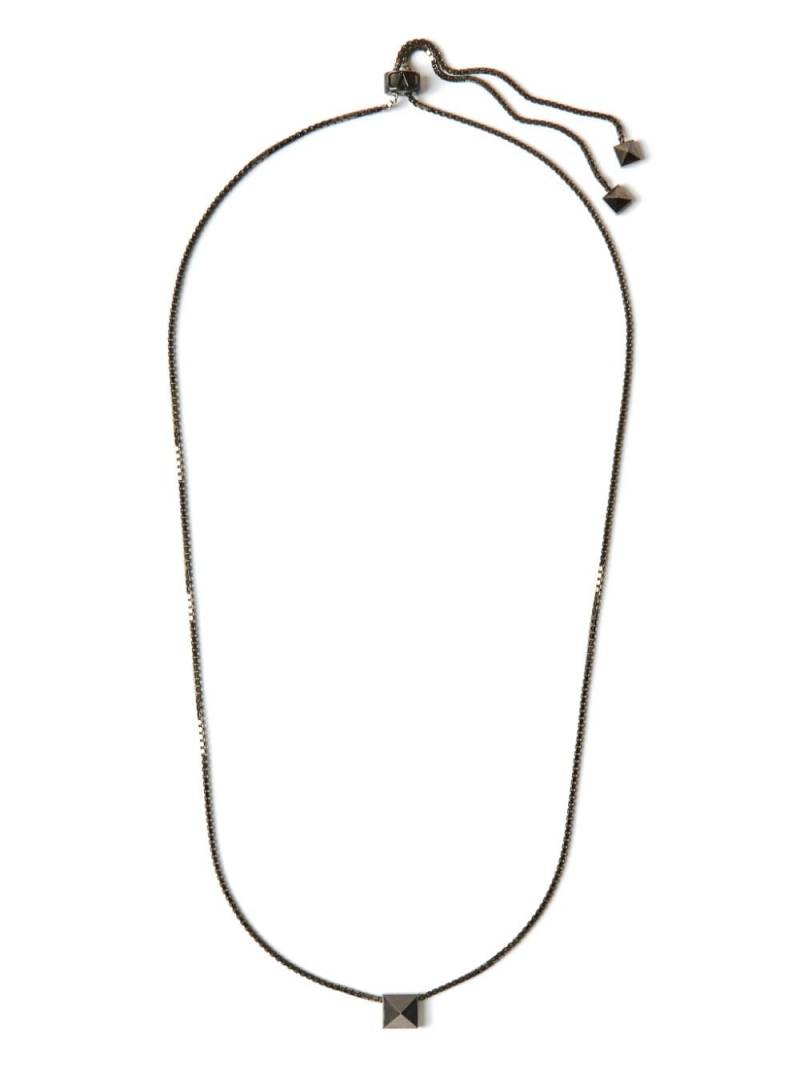 Valentino Garavani Rockstud box-chain necklace - Silver von Valentino Garavani