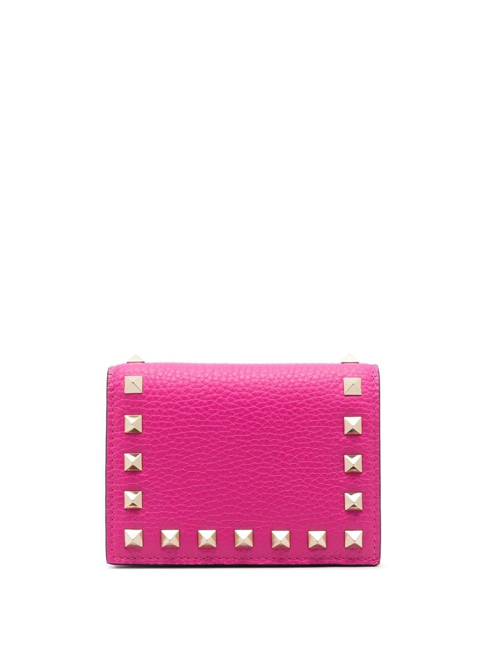 Valentino Garavani Rockstud compact wallet - Pink von Valentino Garavani