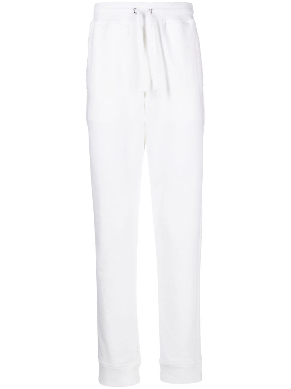 Valentino Garavani Rockstud-embellished cotton track pants - White von Valentino Garavani