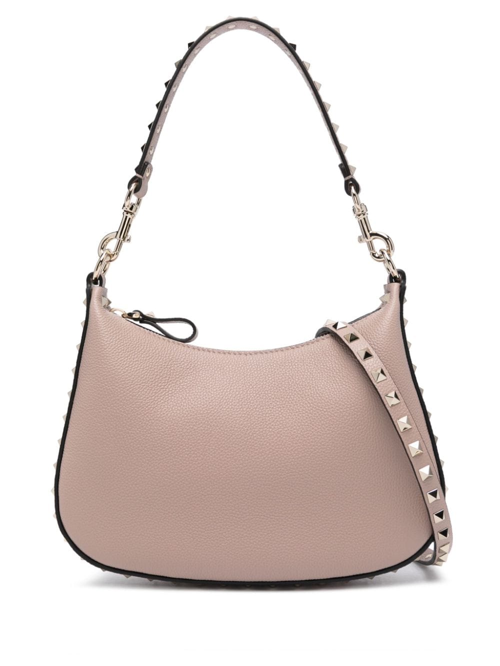 Valentino Garavani Rockstud-embellished leather shoulder bag - Pink von Valentino Garavani