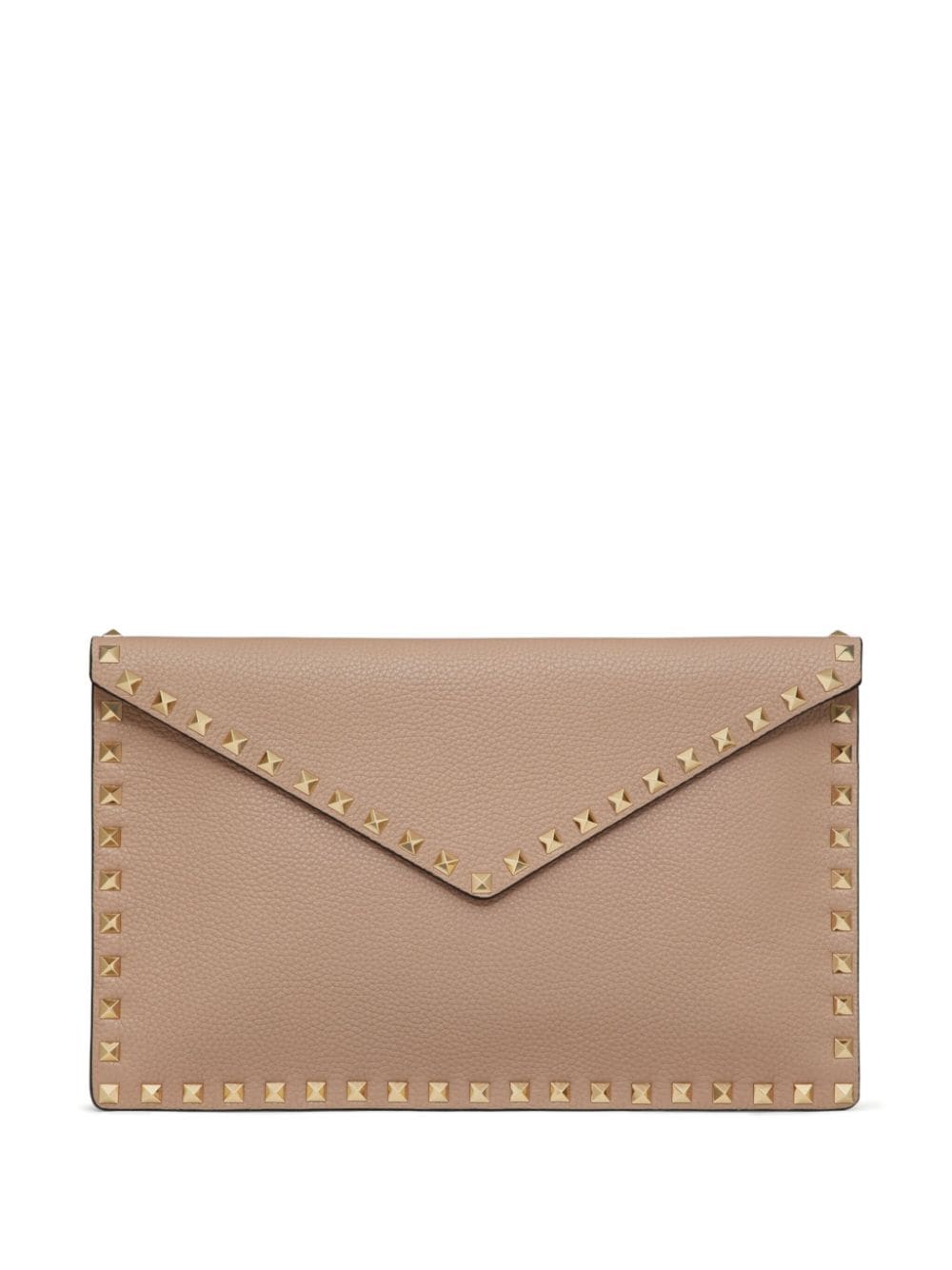 Valentino Garavani Rockstud envelope clutch bag - Pink von Valentino Garavani