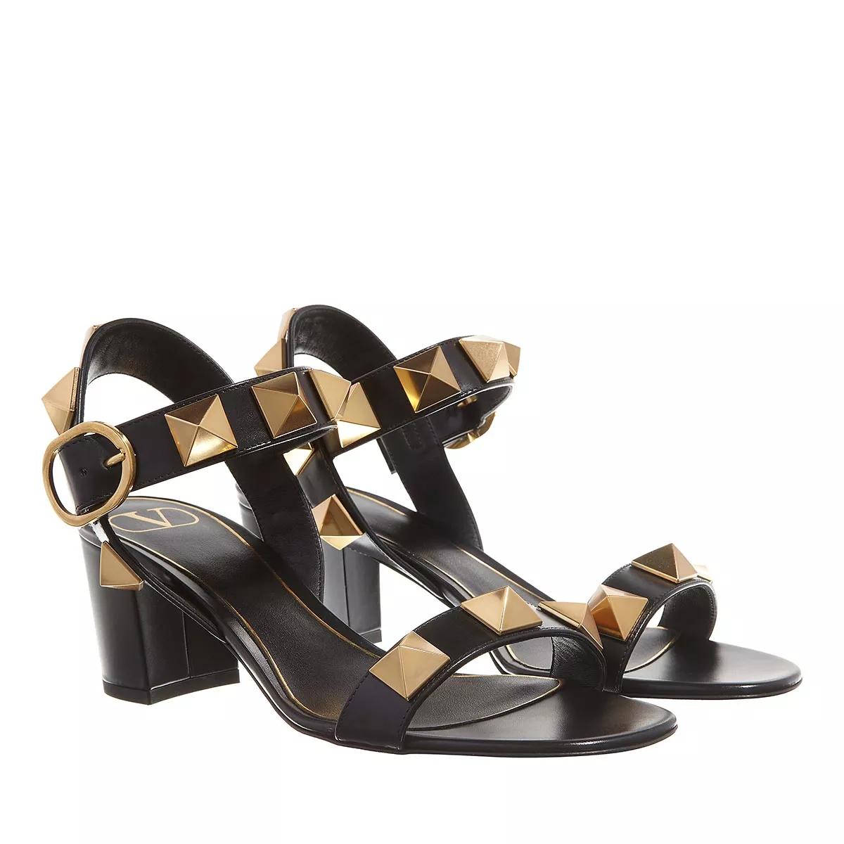 Valentino Garavani Sandalen - Roman Stud Sandals - Gr. 38 (EU) - in Schwarz - für Damen von Valentino Garavani