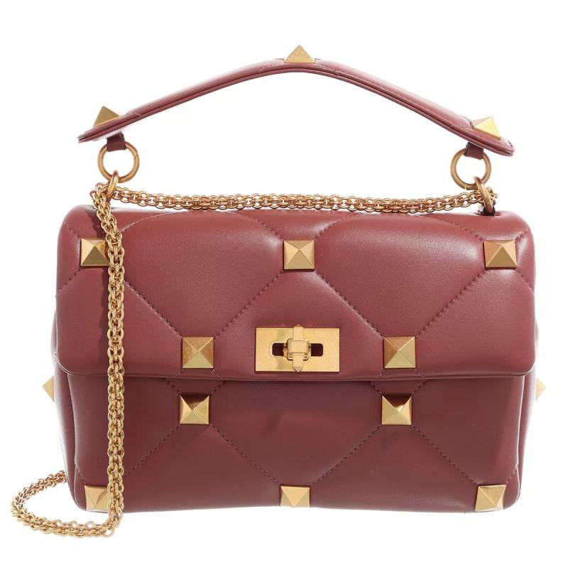 Valentino Garavani Henkeltasche - Roman Stud Large Shoulder Bag - Gr. unisize - in Rot - für Damen von Valentino Garavani