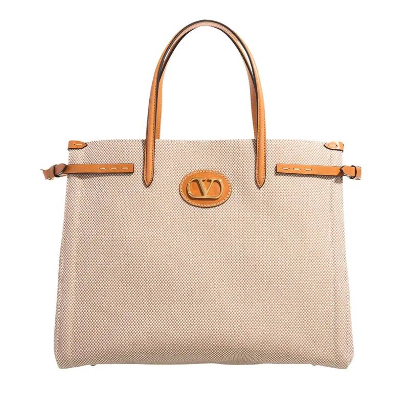 Valentino Garavani Schultertasche - Antibes Canvas - Gr. unisize - in Braun - für Damen von Valentino Garavani