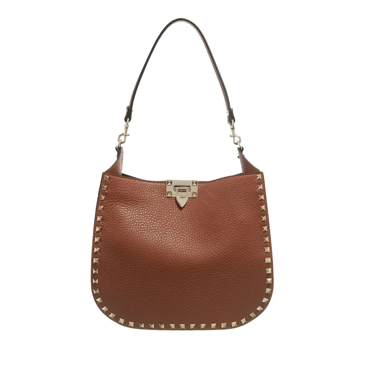 Valentino Garavani Schultertasche - Hobo Bag Rockstud - Gr. unisize - in Braun - für Damen Valentino Garavani Schultertasche - Hobo Bag Rockstud - Gr. unisize - in Braun - für Damen von Valentino Garavani