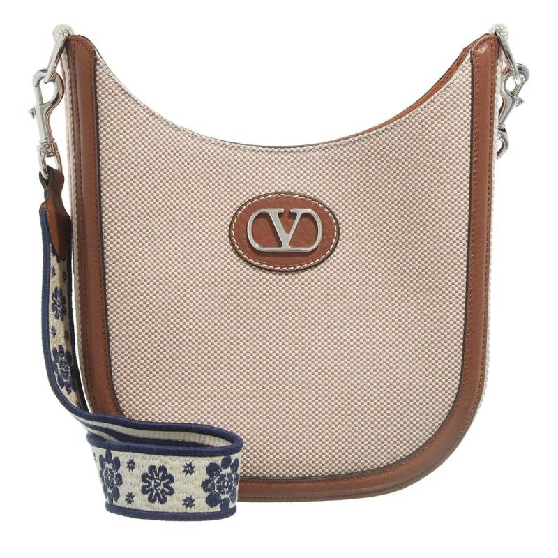 Valentino Garavani Schultertasche - Medium Hobo Antibes - Gr. unisize - in Beige - für Damen von Valentino Garavani