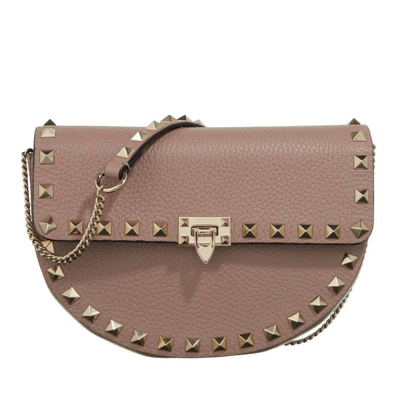 Valentino Garavani Schultertasche - Mini Bag Rockstud - Gr. unisize - in Taupe - für Damen von Valentino Garavani