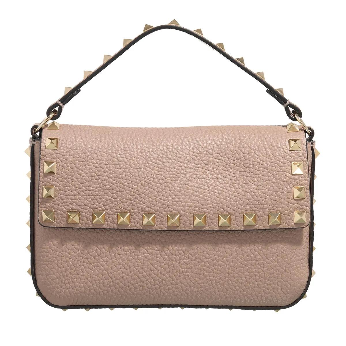 Valentino Garavani Schultertasche - Mini Rockstud Crossbody Bag - Gr. unisize - in Taupe - für Damen Valentino Garavani Schultertasche - Mini Rockstud Crossbody Bag - Gr. unisize - in Taupe - für Damen von Valentino Garavani