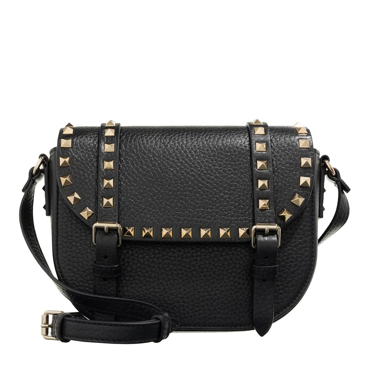 Valentino Garavani Schultertasche - Small Messenger Rockstud Bag - Gr. unisize - in Schwarz - für Damen Valentino Garavani Schultertasche - Small Messenger Rockstud Bag - Gr. unisize - in Schwarz - für Damen von Valentino Garavani