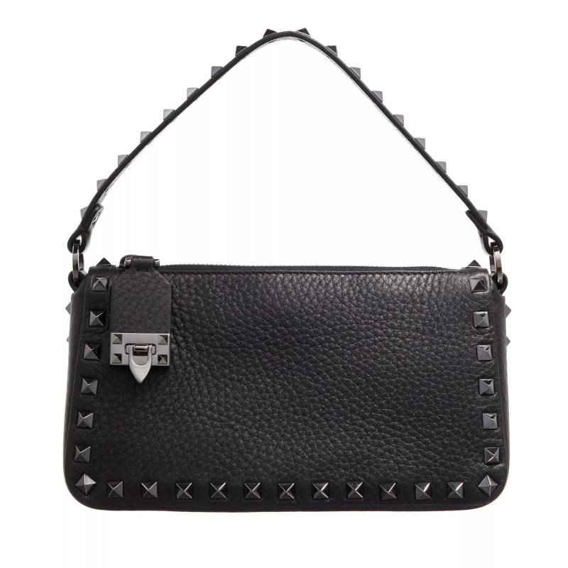 Valentino Garavani Schultertasche - Small Shoulder Bag Rockstud - Gr. unisize - in Schwarz - für Damen von Valentino Garavani