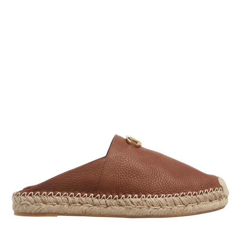 Valentino Garavani Slipper & Pantoletten - Mule Espadrillas VLogo Moon - Gr. 41 (EU) - in Braun - für Damen von Valentino Garavani